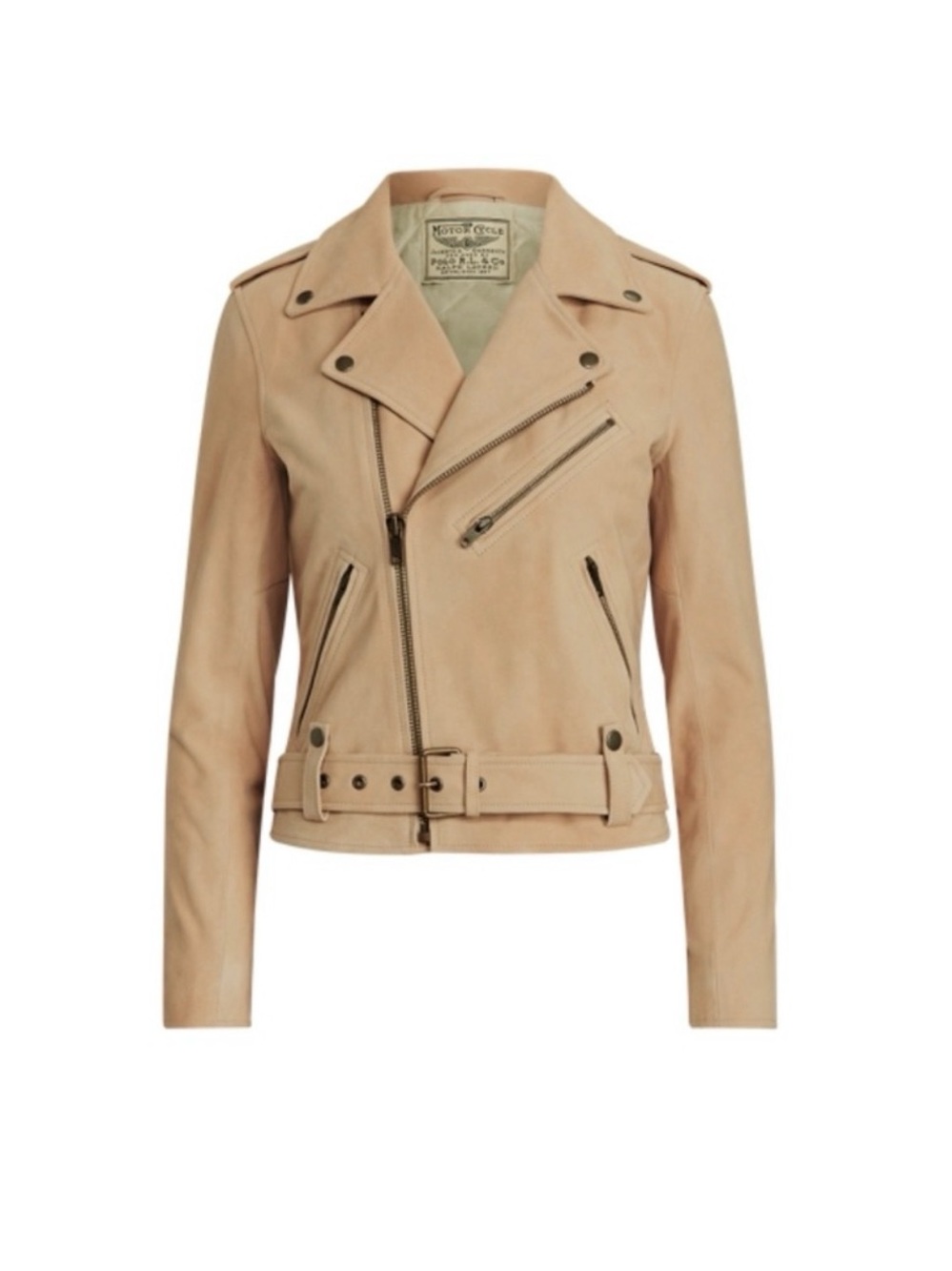 Polo Ralph Lauren Goat Suede Moto Jacket